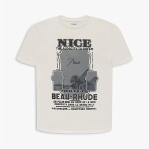 Rhude Nice Unisex Short Sleeve T-Shirt White